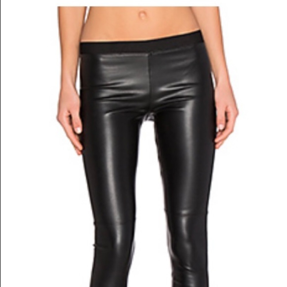David Learner Faux Leather Leggings XS